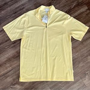 NWT Il Migliore men’s Polo Golf Shirt size XXL/TTG Butter Yellow shirt s…